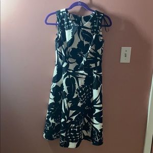 Black and white dress